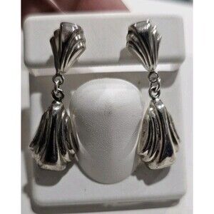 Teardrop Dangle Sterling Silver 925 Earrings